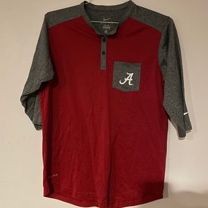 Alabama Raglan Dri-Fit Henley